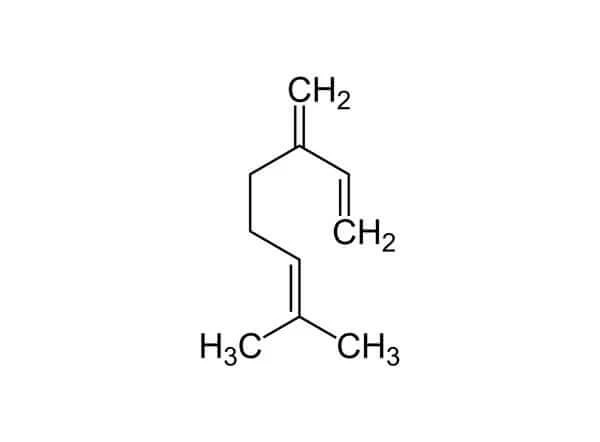 Chemical Structure of Myrcene